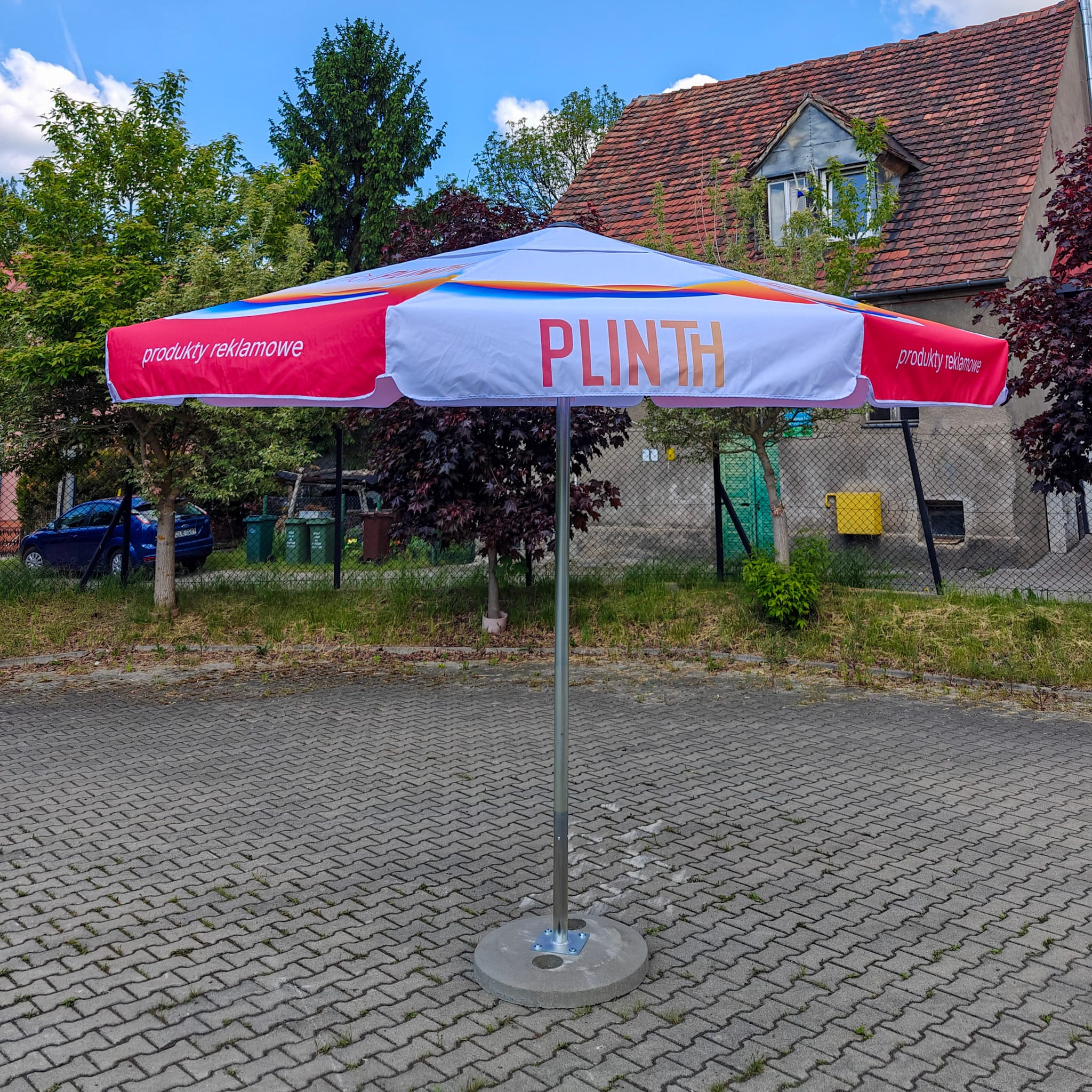 Parasol reklamowy z nadrukiem
